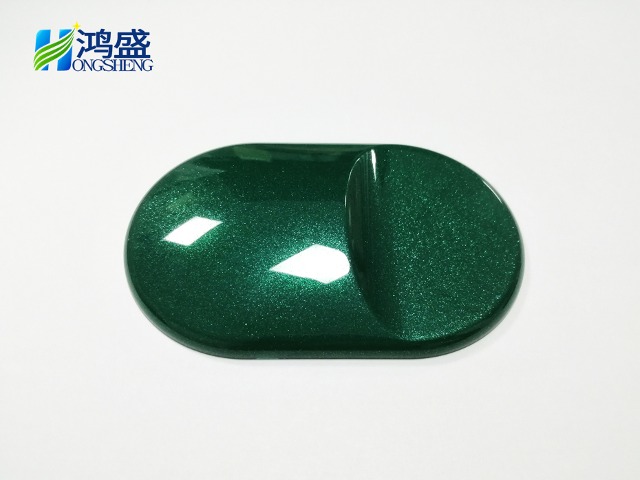 鸿盛绚闪极光绿ABS免喷涂改性塑料
